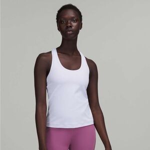 LIGHTLY WORN Lululemon Cool Racerback Short Tank Top *Nulu in Pastel Blue - 12